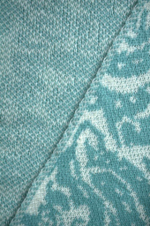 Трикотаж МОРОЗНОЕ УТРО бирюзовый полотно