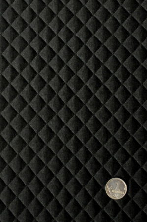 трикотаж-стежка черный 1