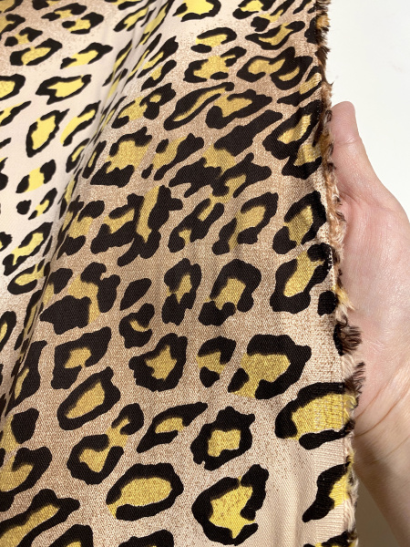 Хлопок ЛЕОПАРД песочный