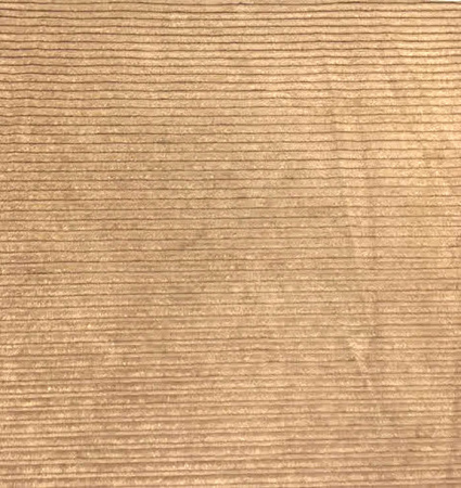 Вельвет однотонный "Ириска молочная" ткани