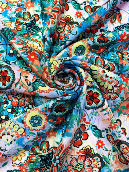 Штапель МАСЛЕНИЦА оранжевый