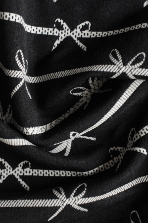 Жаккард плательно - костюмный Бантики 3