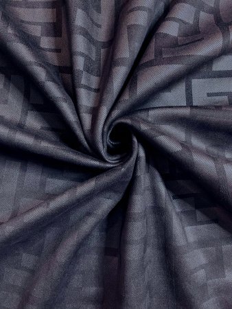 НОВИНКА! Замша однотонная ЛОГО черная