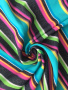 Бифлекс для купальников Разноцветная тельняшка 3