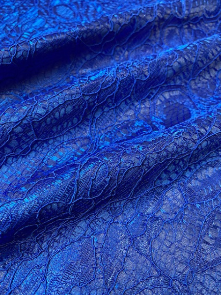 Кружево на трикотажной основе "Василек" ткань