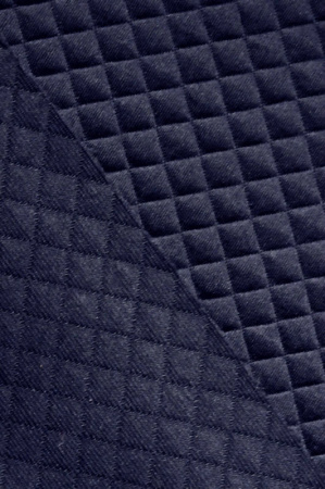 Трикотаж (Стежка) "Темно-синий"