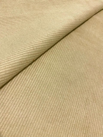 Вельвет однотонный МОЛОЧНО - БЕЖЕВЫЙ ткани
