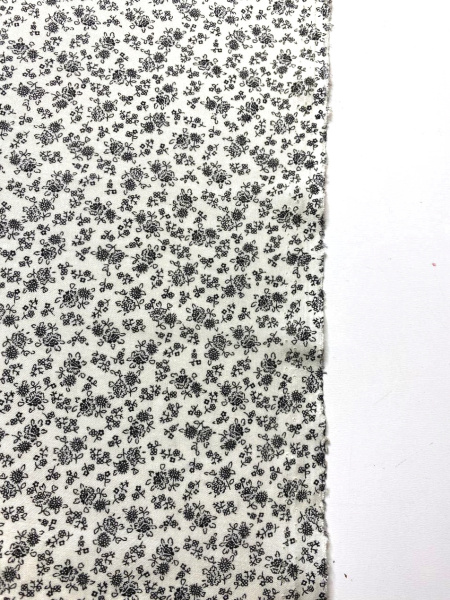 Штапель МЕЛКИЕ ЦВЕТОЧКИ фон сливочный