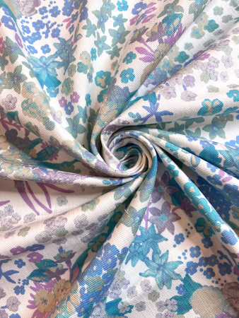 Джинс НЕЖНЫЕ ЦВЕТЫ