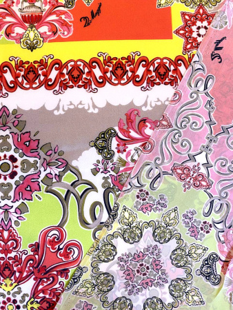 Шелк натуральный ЯРКИЙ ПЭЧВОРК