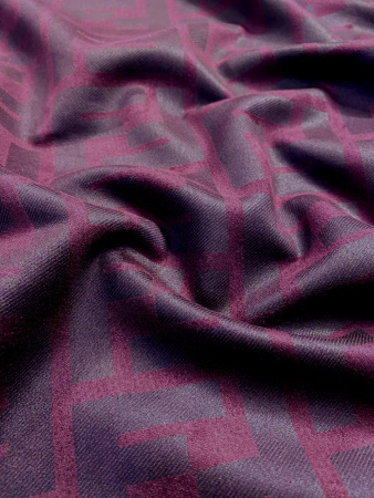 Замша однотонная ЛОГО марсала