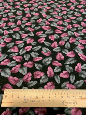 Трикотаж ЛИСТИКИ полотно