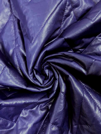 Стежка курточная "Зигзаг" темно-синяя