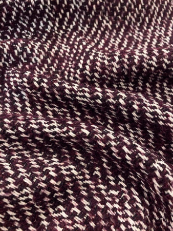 ткани Ткань костюмная ШАНЕЛЬ темно-бордовая