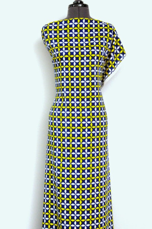 Стильный орнамент желтый 4