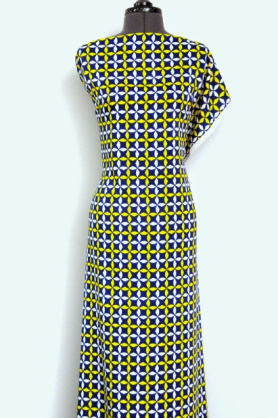 Стильный орнамент желтый 4