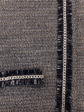 ткани Твид костюмный ШАНЕЛЬ с песочными нитями