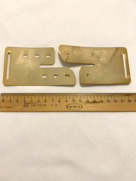 Украшение Декоративное УД-0041 Пряжка Золотистая