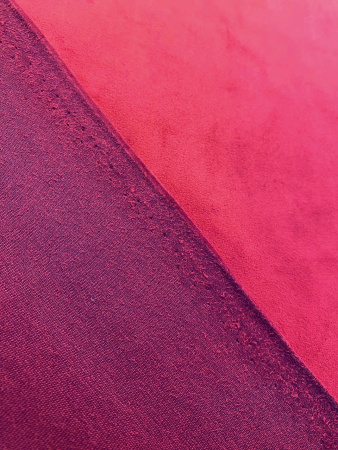 Замша однотонная КРАСНОЕ ВИНО
