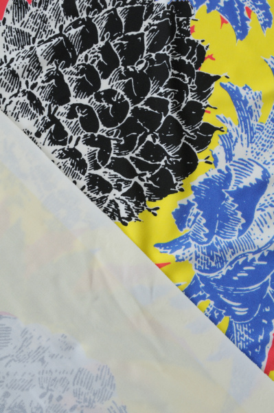 Бифлекс для купальников Крупные ананасы 5