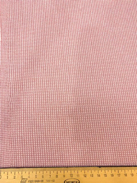 Трикотаж МЕЛКАЯ ГУСИНАЯ ЛАПКА роза полотно