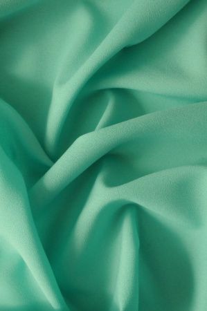 Креп - шифон НЕЖНАЯ БИРЮЗА