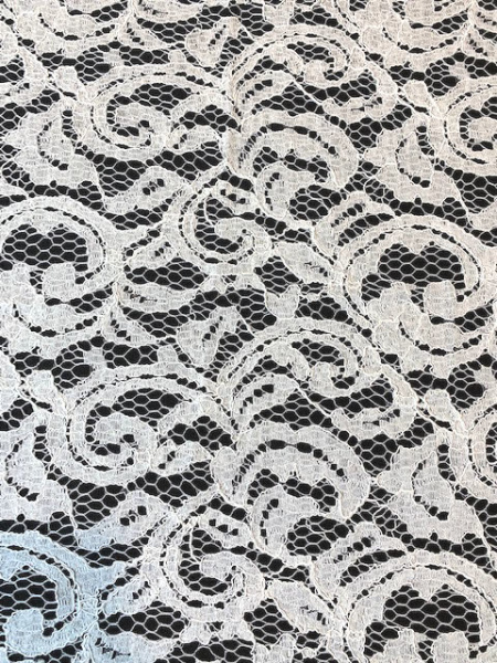 Кружевное полотно "Зимний узор" белый Кружевное полотно "Зимний узор" белый ткань