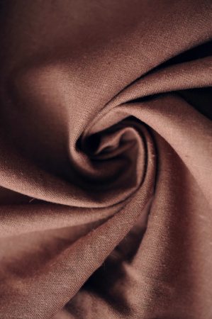 Лен однотонный ШОКОЛАД МОЛОЧНЫЙ