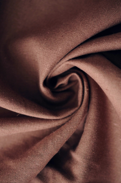 Лен однотонный ШОКОЛАД МОЛОЧНЫЙ