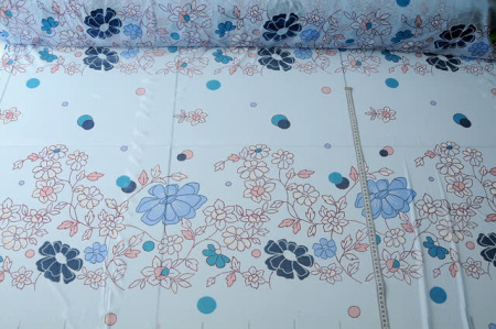 Сетка трикотажная ЦВЕТОЧНЫЙ КУПОН трикотаж