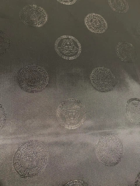 Ткань подкладочная (жаккард) "Медальоны" 