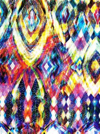 Трикотаж ЯРКАЯ ГЕОМЕТРИЯ ткань