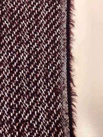 ткани Ткань костюмная ШАНЕЛЬ темно-бордовая