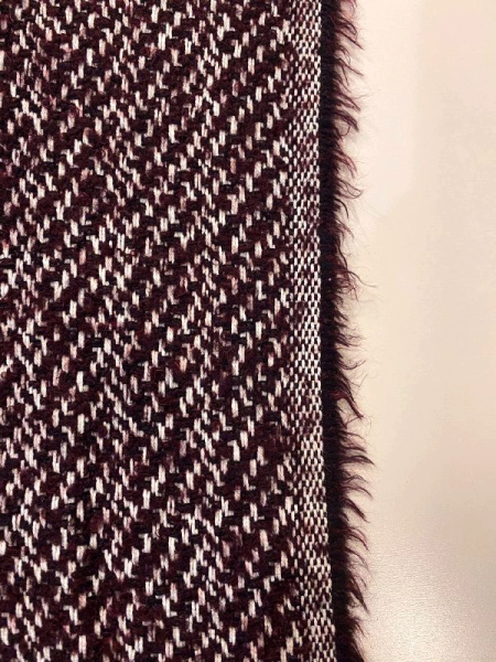 ткани Ткань костюмная ШАНЕЛЬ темно-бордовая