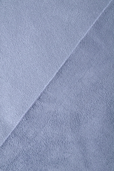 Замша двусторонняя ПРЕМИУМ серо - голубая