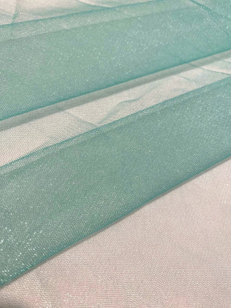 Фатин однотонный БИРЮЗОВЫЙ 50см. ткань