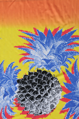 Бифлекс для купальников Крупные ананасы 3