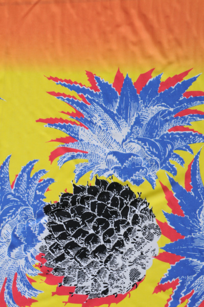 Бифлекс для купальников Крупные ананасы 3