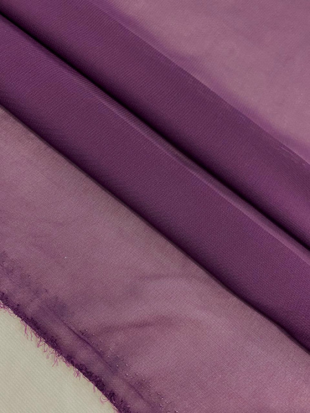 Шифон БАКЛАЖАНОВЫЙ