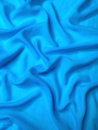 Шифон ГОЛУБОЙ