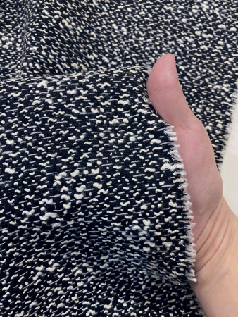 ткани Твид костюмный ШАНЕЛЬ с золотистыми нитями