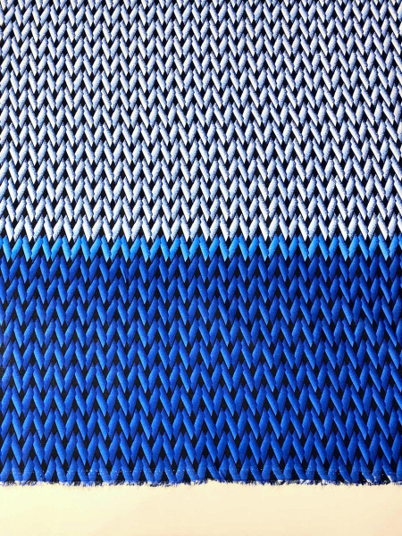 Штапель ПЛЕТЕНКА градиент