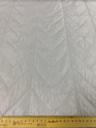 Стежка курточная "Зигзаг" серая