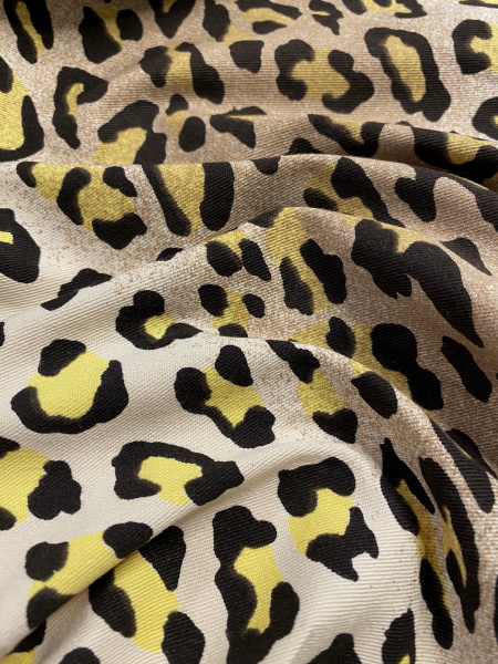 Хлопок ЛЕОПАРД песочный