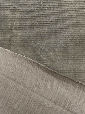 Вельвет однотонный "Стальной" ткани