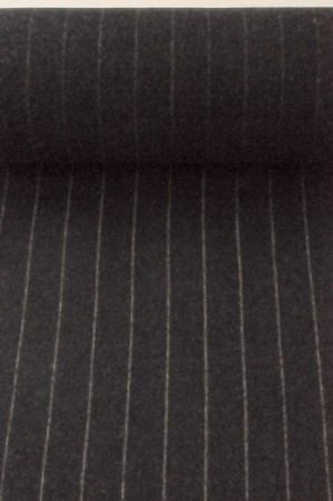 Плательно-Костюмная ТОНКАЯ ПОЛОСКА серая