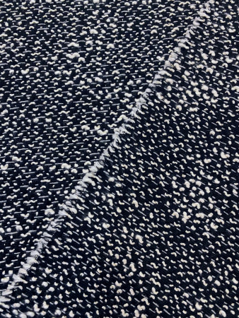 ткани Твид костюмный ШАНЕЛЬ с золотистыми нитями