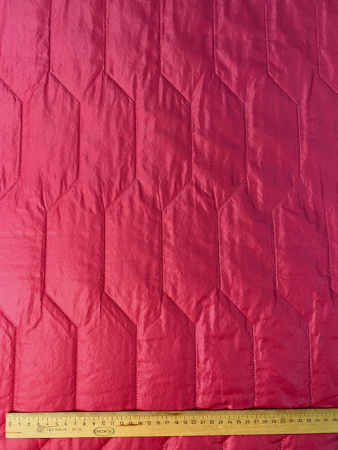 Стежка курточная "Ломаная линия" розовая