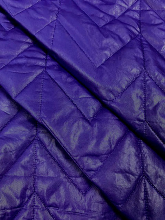 Стежка курточная "Зигзаг" ярко- синяя