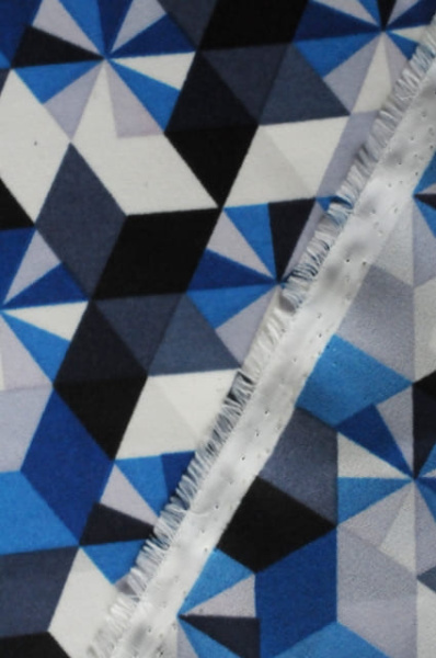 Креп плательно - блузочный Зимний калейдоскоп 5